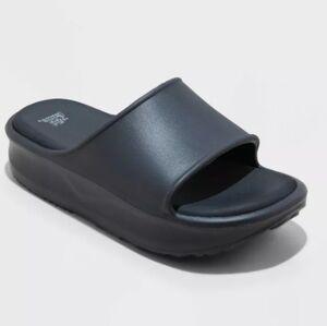 ❤️10/$40 New Women's Black Slide Sandals Laney